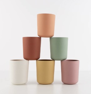 [MeriMeri] 메리메리 / Earthy Reusable Bamboo Cups (x 6)_ME225549